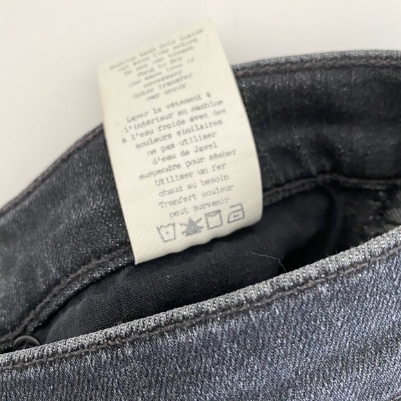 RAG & BONE Skinny Jeans with Open Hem in Concrete Wash - Picture 6 of 12